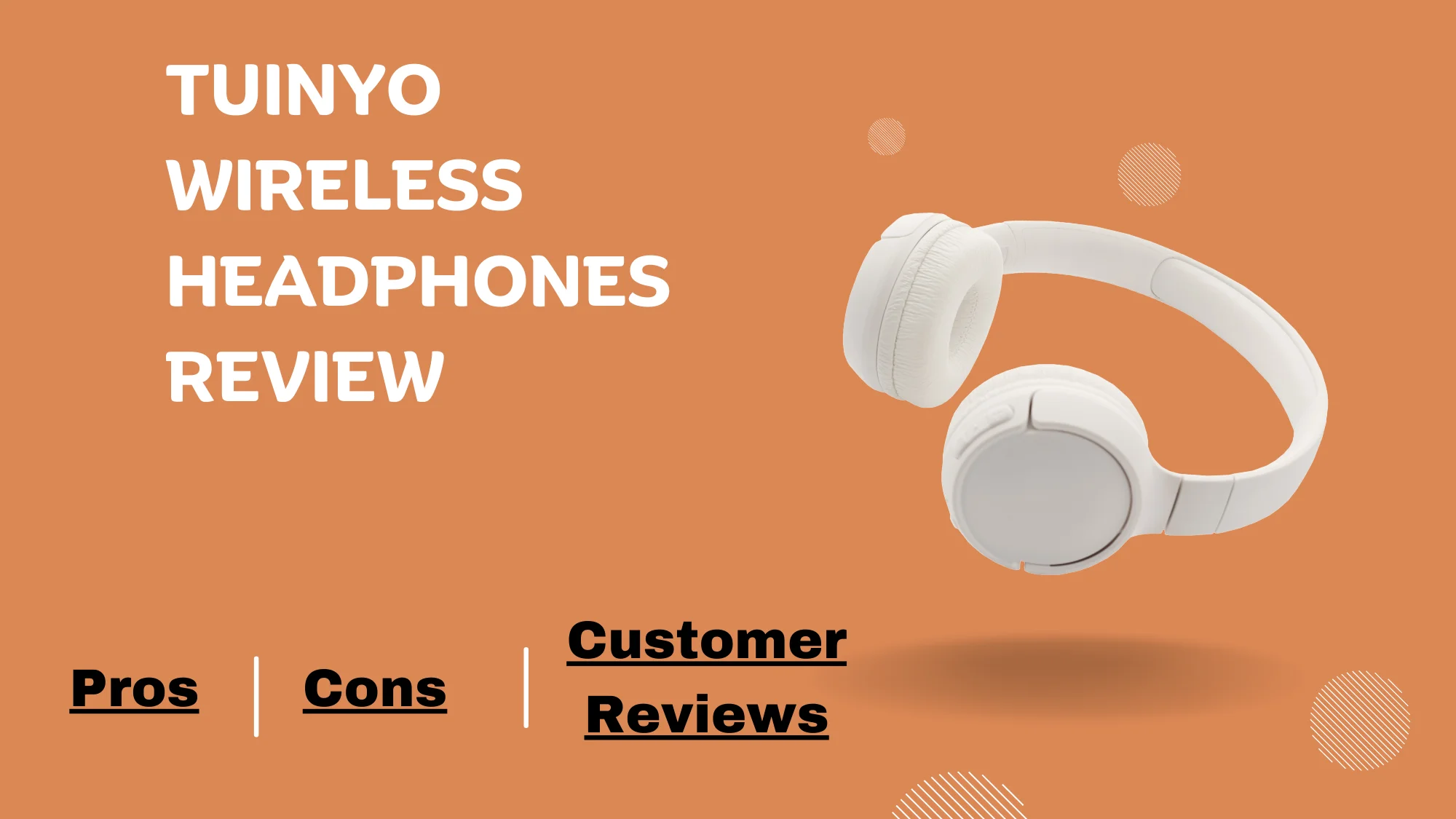 Tuinyo Wireless Headphones Review