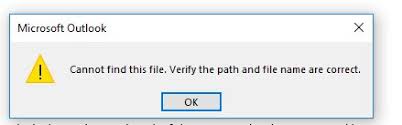 Cannot find this file verify the path