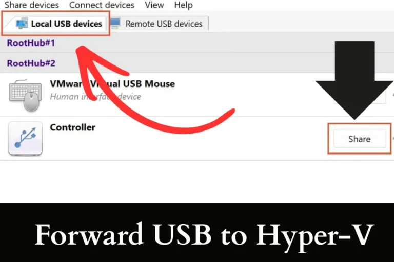 Forward USB to Hyper-V