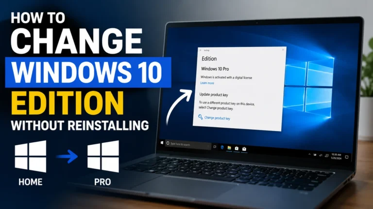 How to Change Windows 10 Edition Without Reinstalling